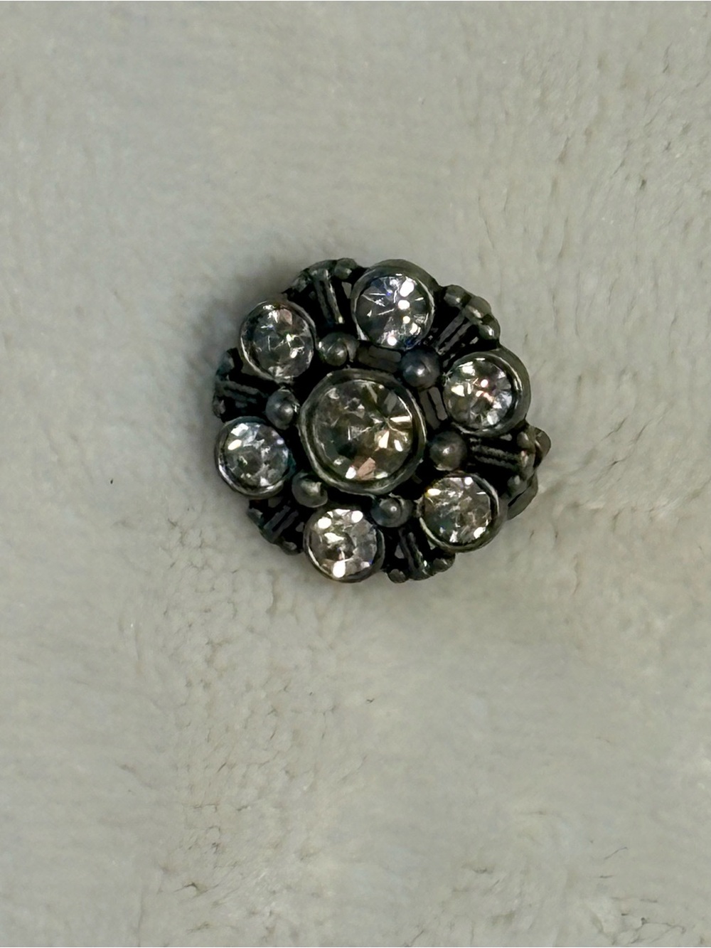 Vintage Brooch Pin Lot of 5 Rhinestone Butterfly Floral Costume Jewelry - Picture 4 of 13
